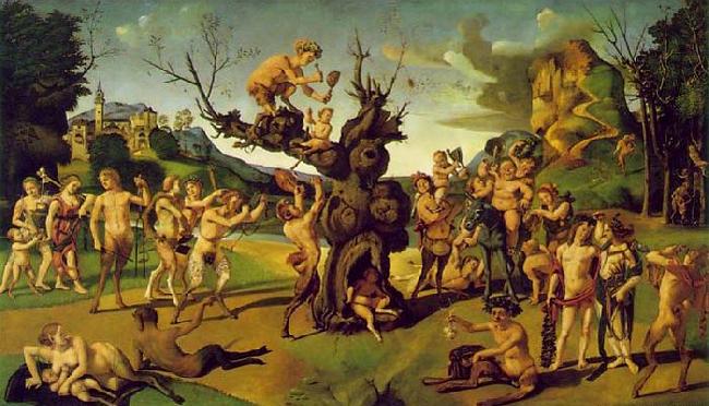 Piero di Cosimo The Discovery of Honey oil painting image